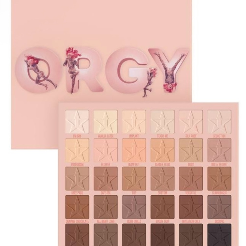 Jeffree Star Orgy Eyeshadow Palette - Nude Shades